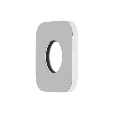 Soft Square 45mm Plate for Kiki/Jena Wall Diverter, Polished Chrome