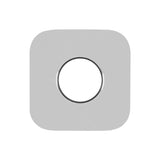 Soft Square 45mm Plate for Kiki/Jena Wall Diverter, Polished Chrome