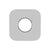 Soft Square 45mm Plate for Kiki/Jena Wall Diverter, Polished Chrome