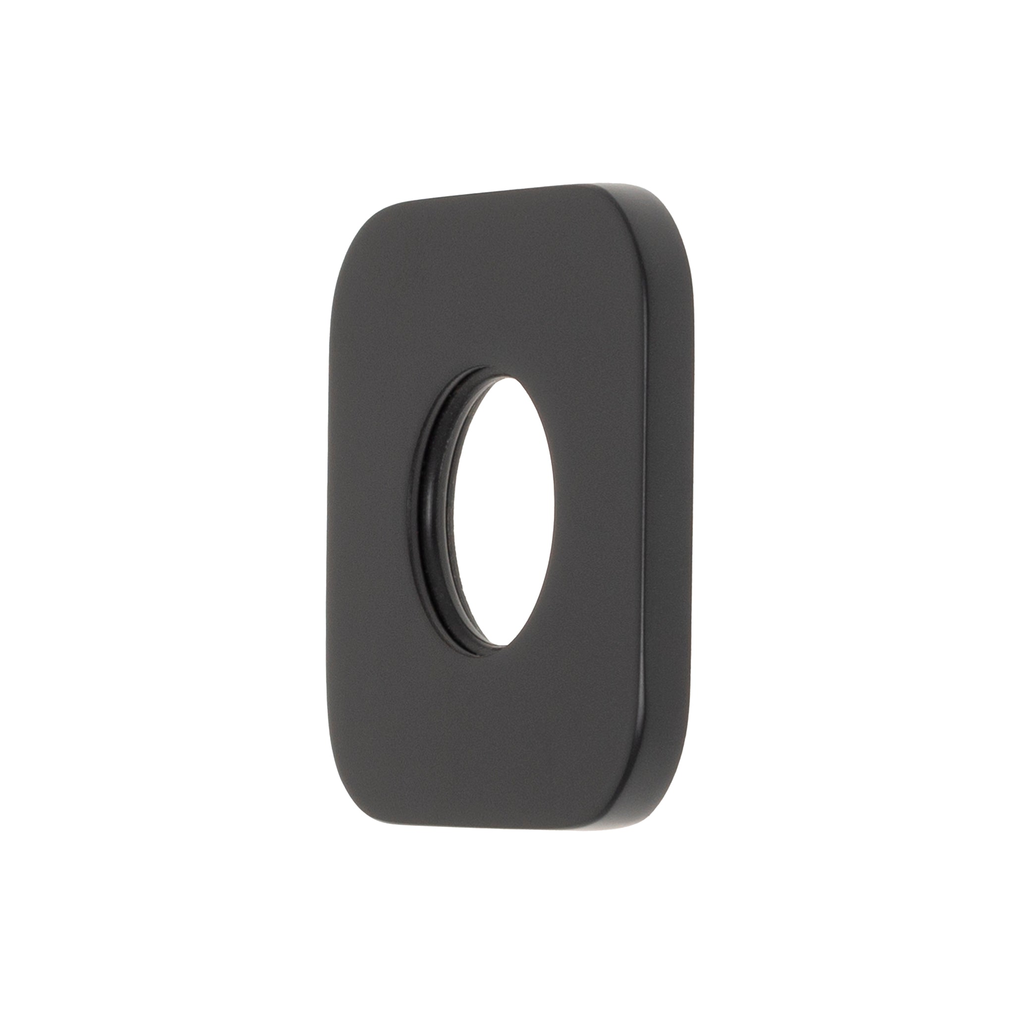 Soft Square 45mm Plate for Kiki/Jena Wall Diverter, Matte Black