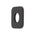 Soft Square 45mm Plate for Kiki/Jena Wall Diverter, Matte Black