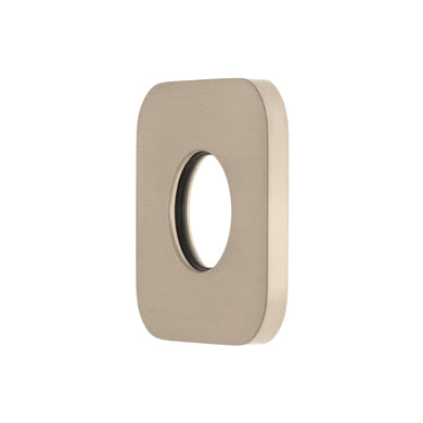 Soft Square 45mm Plate for Kiki/Jena Wall Diverter, Brushed Nickel