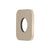 Soft Square 45mm Plate for Kiki/Jena Wall Diverter, Brushed Nickel