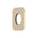 Soft Square 45mm Plate for Kiki/Jena Wall Diverter, PVD Brushed Bass (Gold)