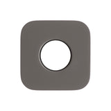 Soft Square 45mm Plate for Kiki/Jena Wall Diverter, PVD Brushed Gunmetal