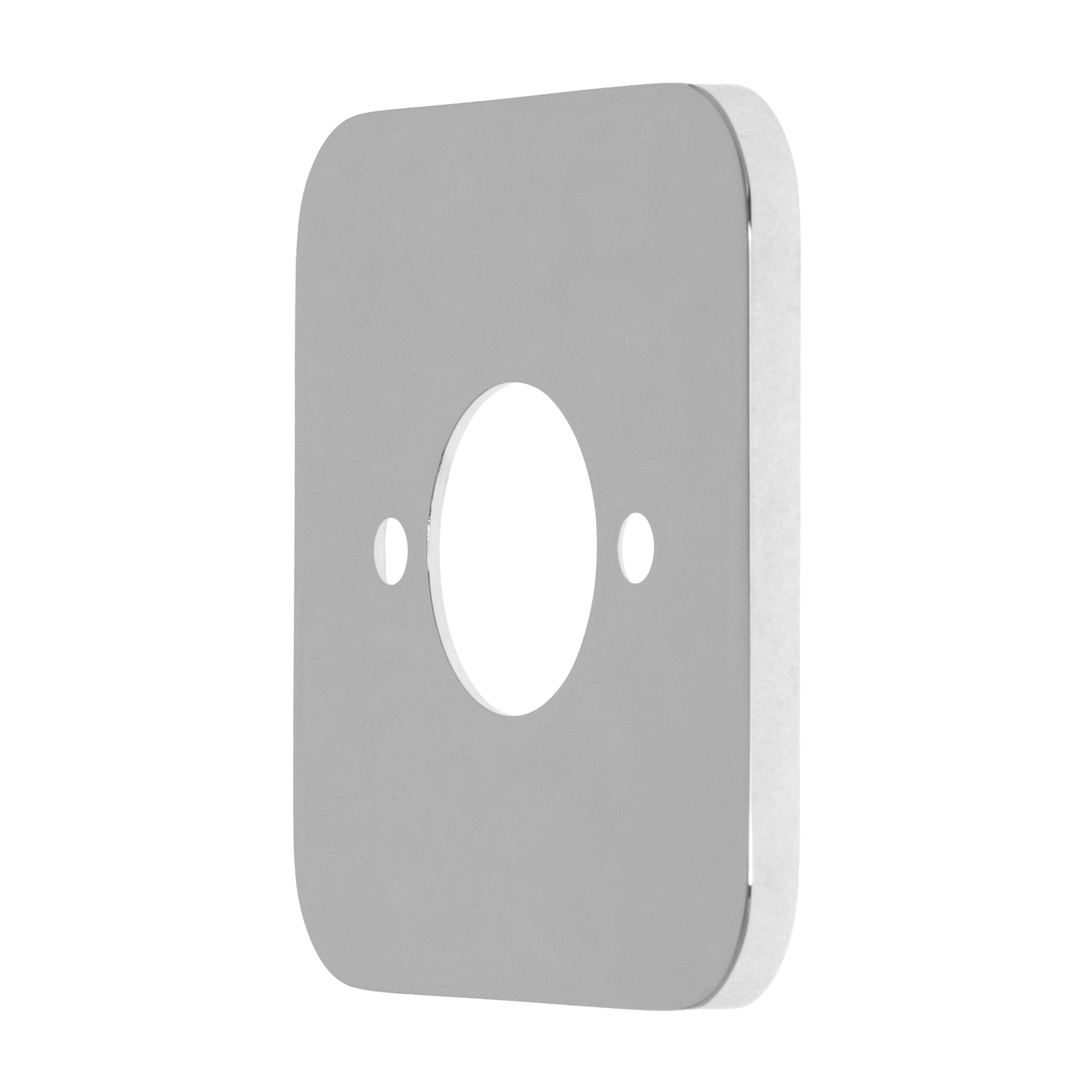 Soft Square 60mm Plate for Kiki/Jena Wall Spout, Polished Chrome