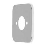 Soft Square 60mm Plate for Kiki/Jena Wall Spout, Polished Chrome