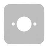 Soft Square 60mm Plate for Kiki/Jena Wall Spout, Polished Chrome