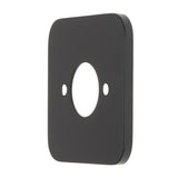 Soft Square 60mm Plate for Kiki/Jena Wall Spout, Matte Black