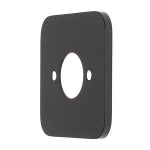 Soft Square 60mm Plate for Kiki/Jena Wall Spout, Matte Black