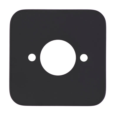 Soft Square 60mm Plate for Kiki/Jena Wall Spout, Matte Black