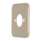 Soft Square 60mm Plate for Kiki/Jena Wall Spout, Brushed Nickel