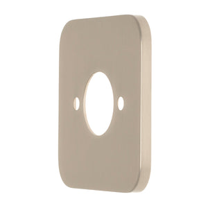 Soft Square 60mm Plate for Kiki/Jena Wall Spout, Brushed Nickel