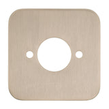 Soft Square 60mm Plate for Kiki/Jena Wall Spout, Brushed Nickel