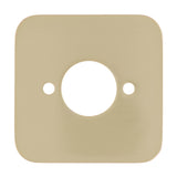 Soft Square 60mm Plate for Kiki/Jena Wall Spout, PVD Brushed Bass (Gold)