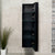 Tura Smooth 390mm Curved Wall Hung Tall Boy Cabinet, Matte Black
