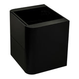 *Clearance* Tura Smooth 600mm Curved Wall Hung Vanity Cabinet, Matte Black