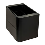 *Clearance* Tura Smooth 750mm Curved Wall Hung Vanity Cabinet, Matte Black