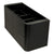 Tura Smooth 1200mm Curved Wall Hung Vanity Cabinet, Matte Black
