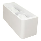 *Clearance* Tura Smooth 1500mm Curved Wall Hung Vanity Cabinet, Matte White