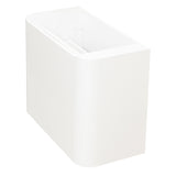 *Clearance* Tura Smooth Ensuite 750mm Curved Wall Hung Vanity Cabinet, Matte White