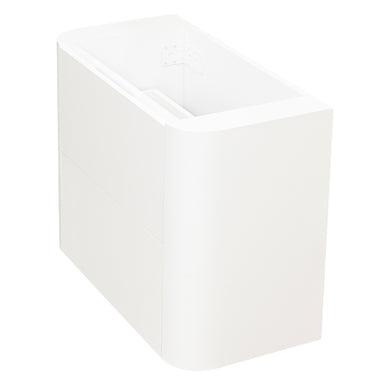 *Clearance* Tura Smooth Ensuite 750mm Curved Wall Hung Vanity Cabinet, Matte White
