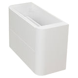 *Clearance* Tura Smooth Ensuite 900mm Curved Wall Hung Vanity Cabinet, Matte White