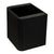 Tura Groove 600mm Curved Wall Hung Vanity Cabinet, Matte Black