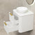 Tura Groove 600mm Curved Wall Hung Vanity Cabinet, Matte White