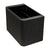 Tura Groove 900mm Curved Wall Hung Vanity Cabinet, Matte Black