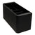 Tura Groove 1200mm Curved Wall Hung Vanity Cabinet, Matte Black