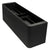 Tura Groove 1800mm Curved Wall Hung Vanity Cabinet, Matte Black