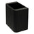 Tura Groove Ensuite 600mm Curved Wall Hung Vanity Cabinet, Matte Black