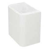 *Clearance* Tura Groove Ensuite 600mm Curved Wall Hung Vanity Cabinet, Matte White