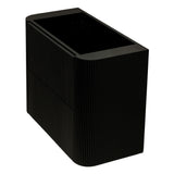 *Clearance* Tura Groove Ensuite 750mm Curved Wall Hung Vanity Cabinet, Matte Black