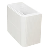 *Clearance* Tura Groove Ensuite 750mm Curved Wall Hung Vanity Cabinet, Matte White