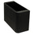 Tura Groove Ensuite 900mm Curved Wall Hung Vanity Cabinet, Matte Black