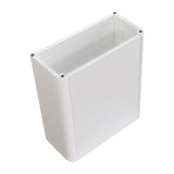 *Clearance* Tura Smooth Petite 500mm Curved Wall Hung Slim Vanity Cabinet, Matte White