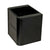 Tura Shaker 600mm Curved Wall Hung Vanity Cabinet, Matte Black