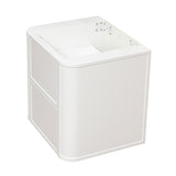 Tura Shaker 600mm Curved Wall Hung Vanity Cabinet, Matte White