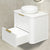 Tura Shaker 750mm Curved Wall Hung Vanity Cabinet, Matte White