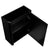 Tura Shaker Petite 500mm Curved Wall Hung Slim Vanity Cabinet, Matte Black