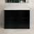 Tura Shaker 1200mm Curved Floorstanding Vanity Cabinet, Matte Black