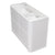 Tura Shaker 1200mm Curved Floorstanding Vanity Cabinet, Matte White