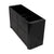 Tura Shaker 1500mm Curved Floorstanding Vanity Cabinet, Matte Black