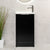 Tura Shaker Petite 500mm Curved Floorstanding Slim Vanity Cabinet, Matte Black