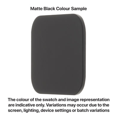 Jena Short Basin Mixer, Matte Black