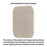 Kiki Robe and Towel Hook, Brushed Nickel