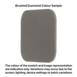 Kiki Toilet Roll Holder, PVD Brushed Gunmetal