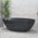 Kinka Egg 1800mm Oval Freestanding Bath, Matte Black